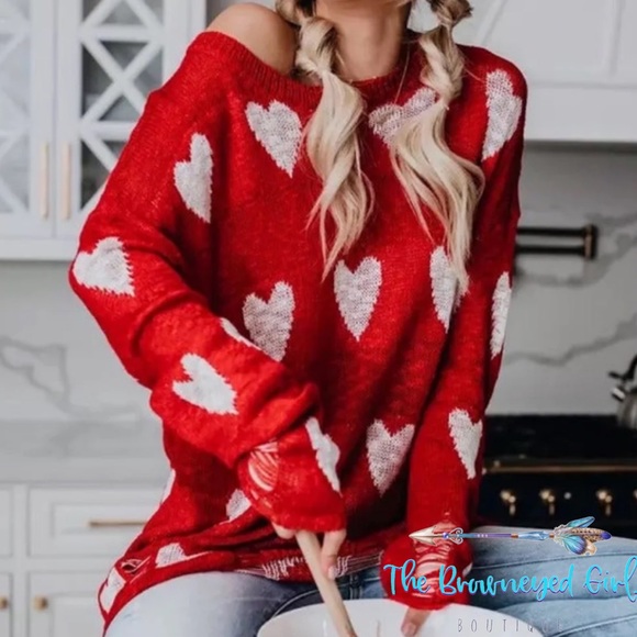 Trust Your Heart Sweater - Picture 3 of 4